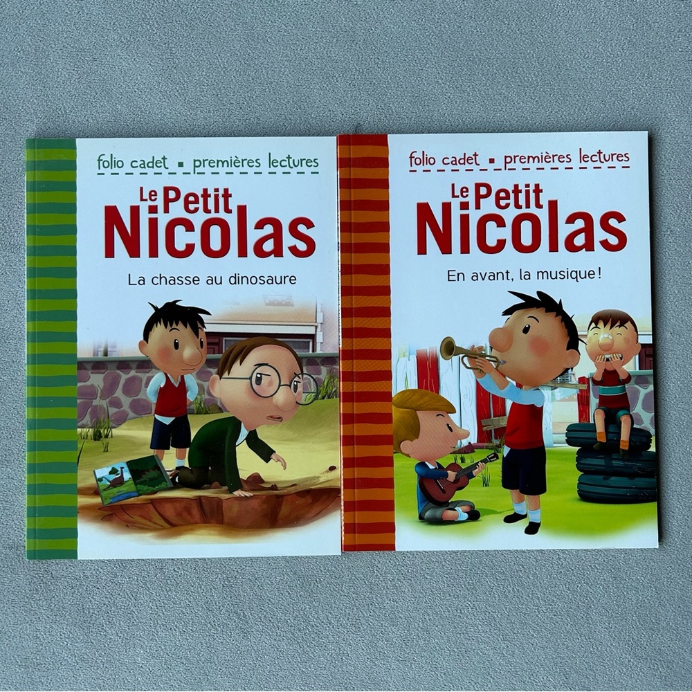 FRENCH ~ Set of 2 ~ Le Petit Nicolas ~ Learn to Read